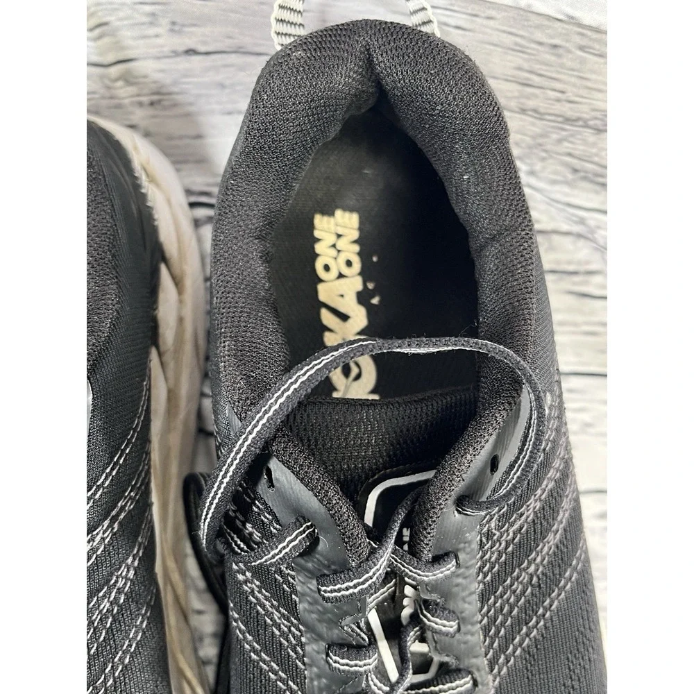 Size 9 - Hoka One One Clifton 6 Black - 1102873-BWHT‎ Used Fair Condition